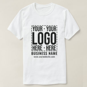 Custom Business Logo Corporate Company Modern Cool T-Shirt