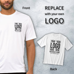 Custom Business Logo Corporate Company Modern Cool T-Shirt