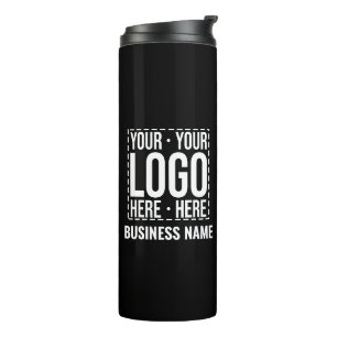 Custom Business Logo Corporate Company Modern Cool Thermal Tumbler