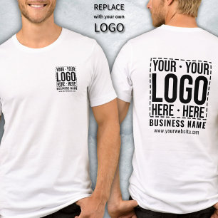 Custom Business Logo Corporate Company Modern Cool Tri-Blend Shirt