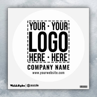 Custom Business Logo Corporate Company Modern Cool Wall Decal