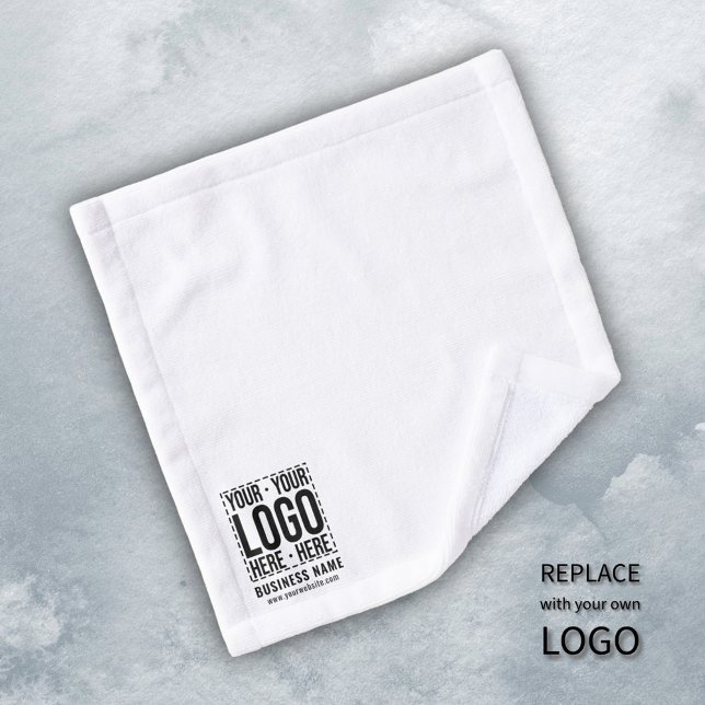 Custom Business Logo Corporate Company Modern Cool Wash Cloth (Creator Uploaded)