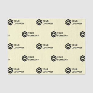 Custom Business Logo Corporate Cream Tissue Paper