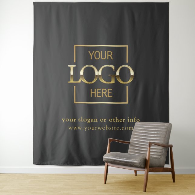 Custom Business Logo Corporate Event Backdrop (In Situ)