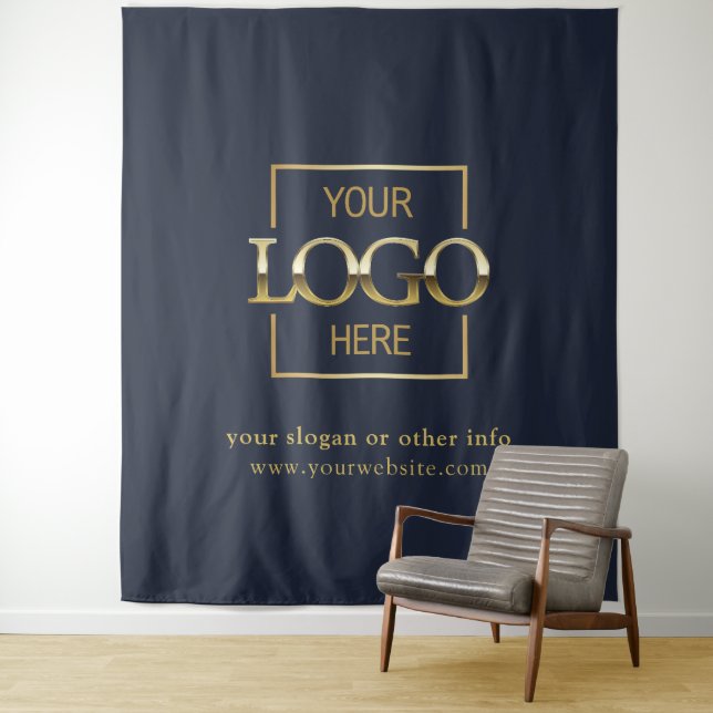 Custom Business Logo Corporate Event Backdrop (In Situ)
