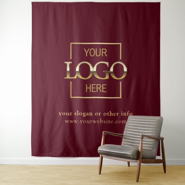Custom Business Logo Corporate Event Backdrop (In Situ)