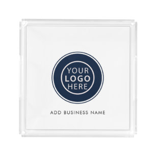 Custom Business Logo Corporate Events Acrylic Tray