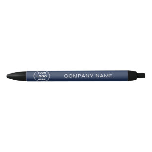 Custom Business Logo Corporate Navy Blue Pen