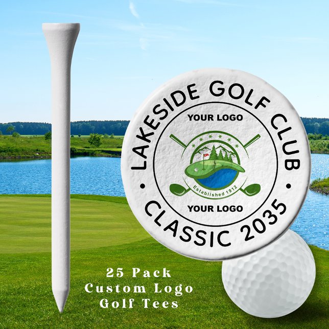 Custom Business Logo Corporate Personalized Name Golf Tees (Creator Uploaded)