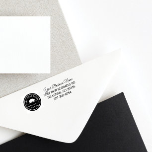 Custom Business Logo Corporate Return Address Self-inking Stamp