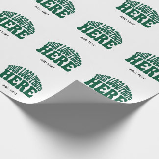 Custom Business Logo Corporate Template Wrapping Paper