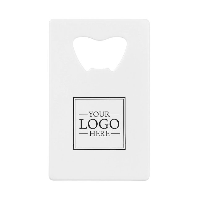 Custom Business Logo Credit Card Bottle Opener (Front)