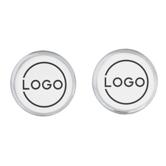 Custom Business Logo Cufflinks (Front)