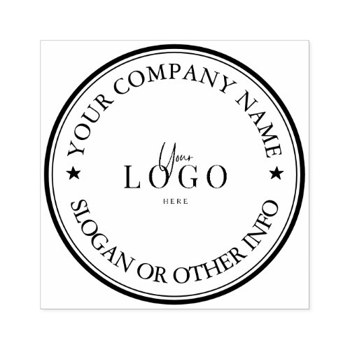 Custom Business Logo Custom  Rubber Stamp