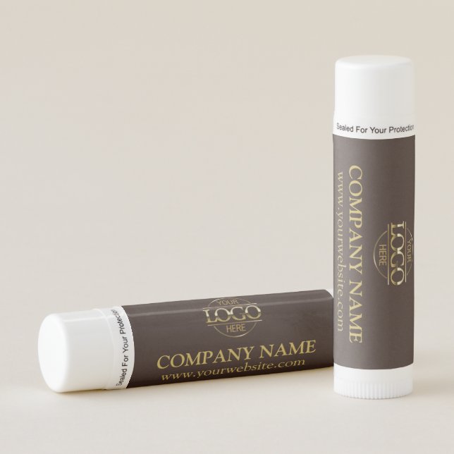 Custom Business Logo Customer Appreciation Gift Lip Balm (Front)