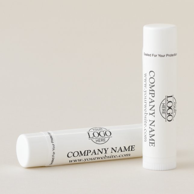 Custom Business Logo Customer Appreciation Gift Lip Balm (Front)