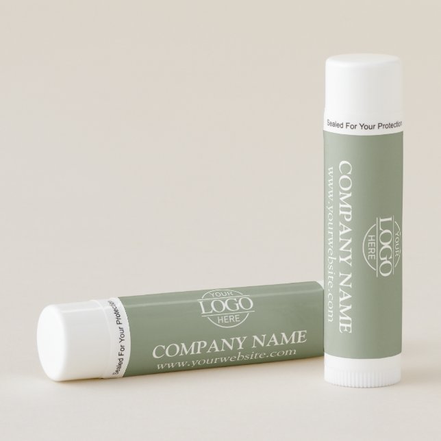 Custom Business Logo Customer Appreciation Gift Lip Balm (Front)
