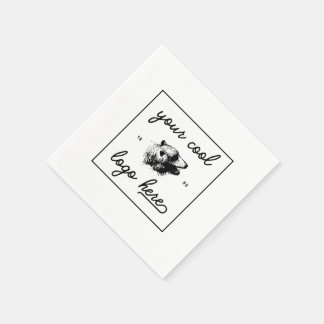 Custom Business Logo Customize Own Company Branded Napkins