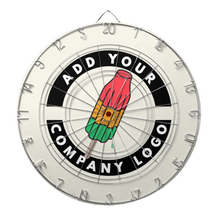 Custom Business Logo Dart Board Zazzle