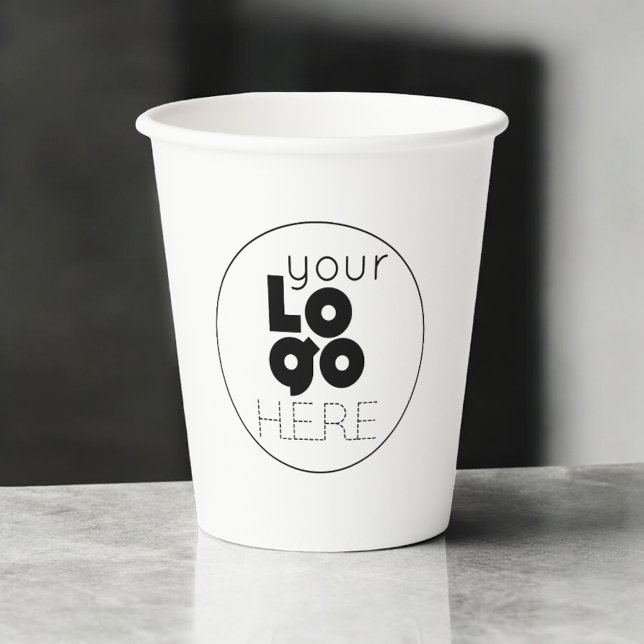 Custom Business Logo Disposable Paper Party Cup (Creator Uploaded)