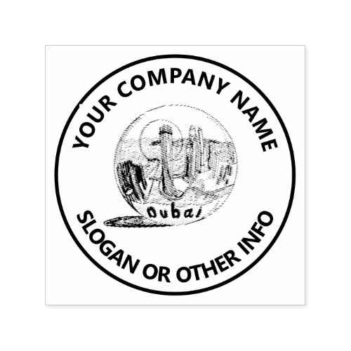 Custom Business Logo Dubai Self_inking Stamp