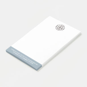 Custom Business Logo Elegant Simple Professional Post-it Notes