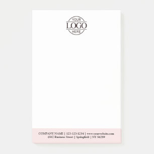 Custom Business Logo Elegant Simple Professional Post-it Notes