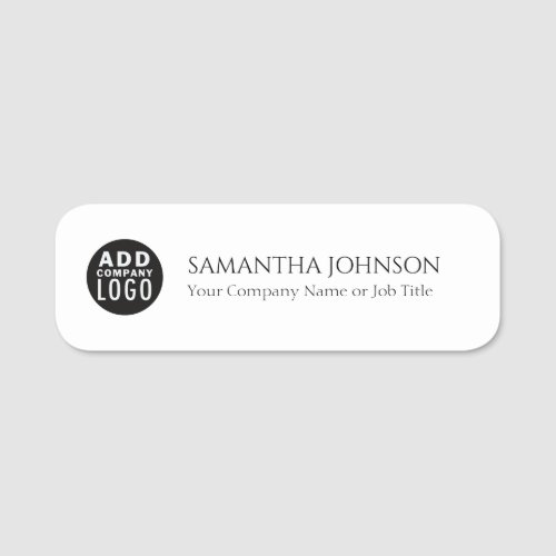 Custom Business Logo Employee  Name Tag