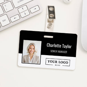 Custom Business Logo Employee Photo Badge