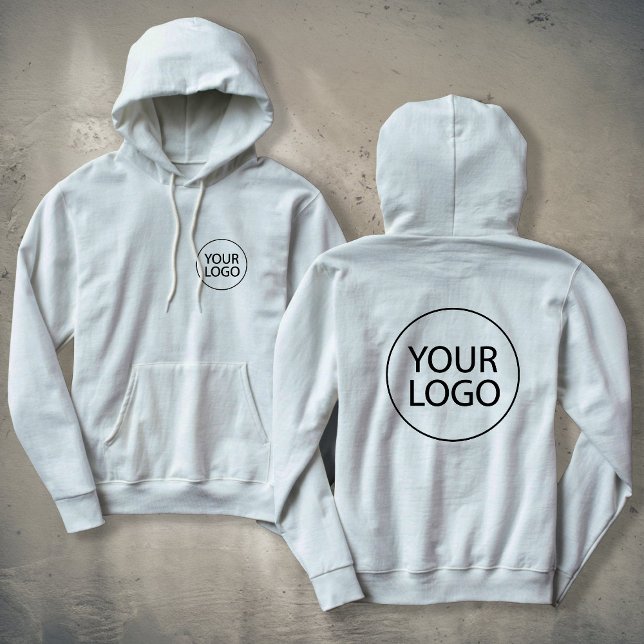 Custom Business Logo Employee Staff | back & front Hoodie (Creator Uploaded)