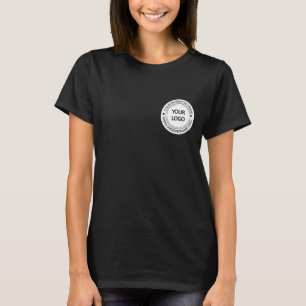 Custom Business Logo Employee Staff back & front T-Shirt