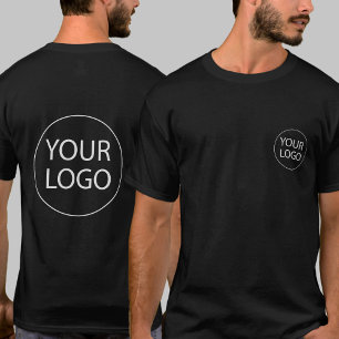 Custom Business Logo Employee Staff   back & front T-Shirt