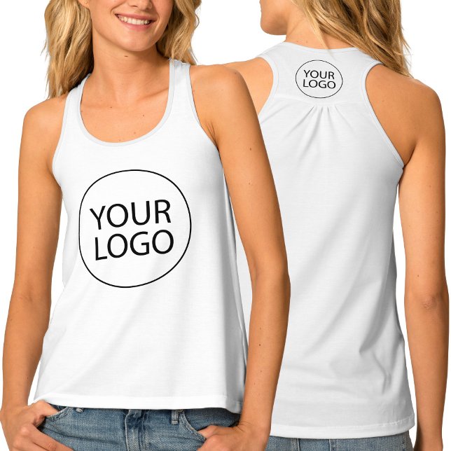 Custom Business Logo Employee Staff | back & front Tank Top (Creator Uploaded)