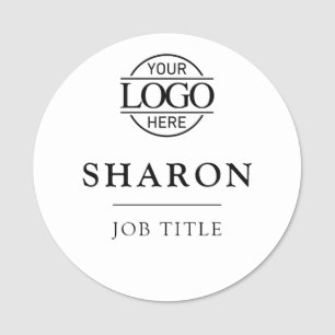 Custom Business Logo Employee Staff Magnetic Name Tag