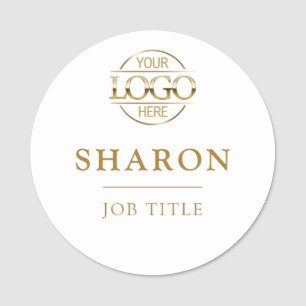 Custom Business Logo Employee Staff Magnetic Name Tag