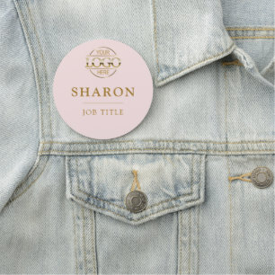 Custom Business Logo Employee Staff Magnetic Name Tag