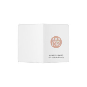 Custom Business Logo Employees Modern Passport Holder