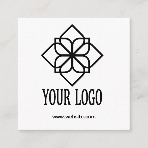 Custom Business Logo Enclosure Card