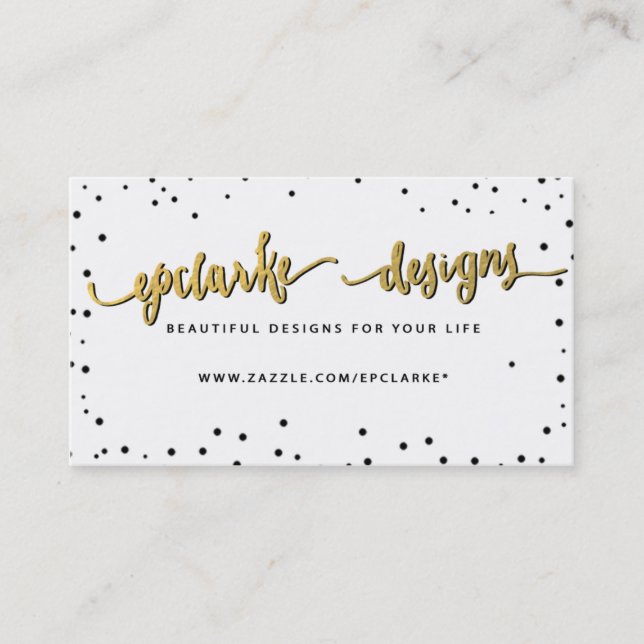 Custom Business Logo Example Card (Front)