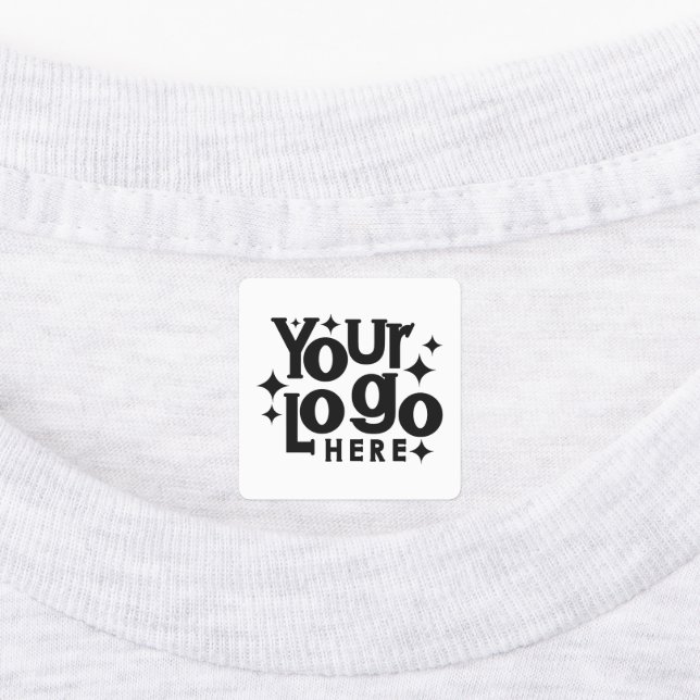 Custom Business Logo Fabric Clothing Label  (Affixed)