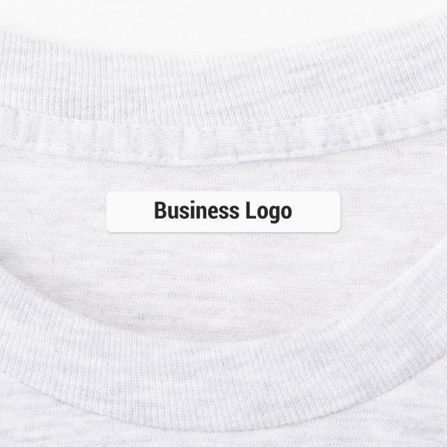 Custom Business Logo Fabric Clothing Label  (Affixed)
