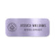 Custom Business Logo Faux Metallic Brushed Purple