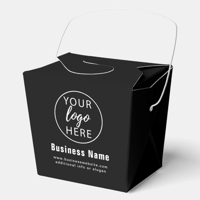 Custom Business Logo Favor Box (Front)