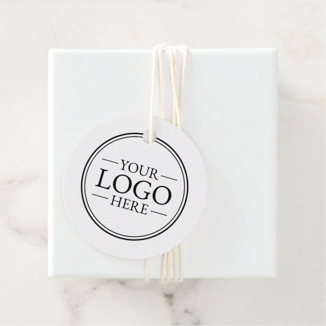 Custom Business Logo Favor Tags (In Situ)