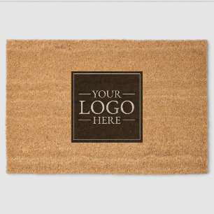 Custom Business Logo Fiber Doormat
