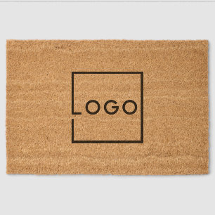 Custom Business Logo Fiber Doormat