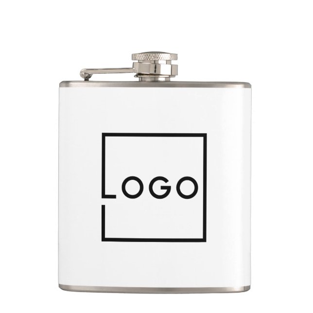 Custom Business Logo Flask (Front)