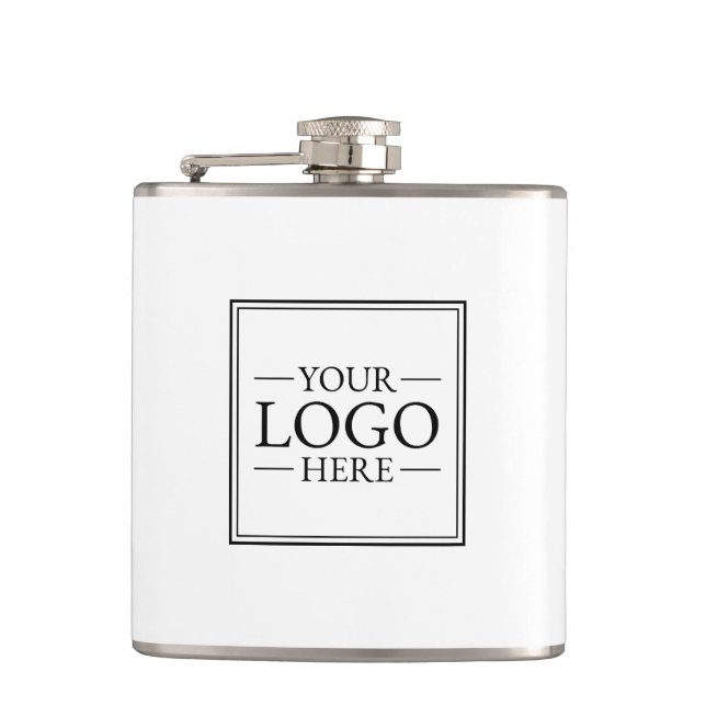 Custom Business Logo Flask (Front)