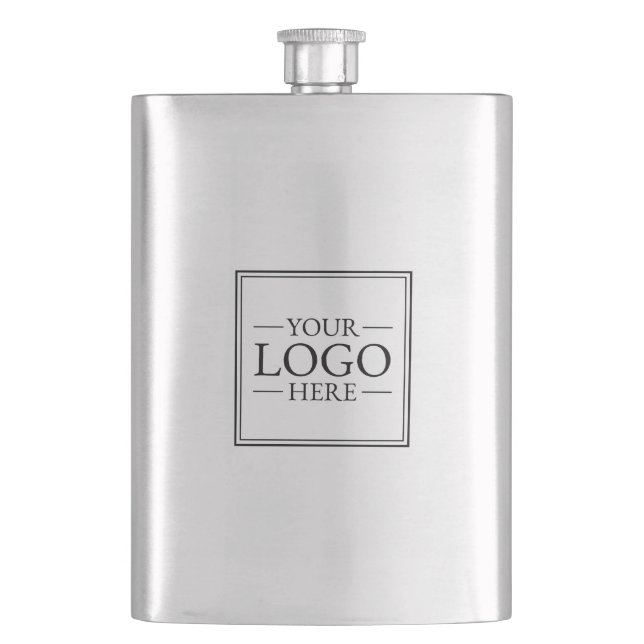 Custom Business Logo Flask (Front)