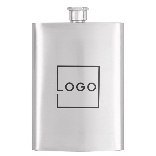Custom Business Logo Flask (Front)